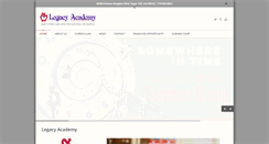 Desktop Screenshot of legacyacademy.com
